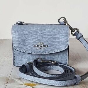 New Coach Mini Purse Blue